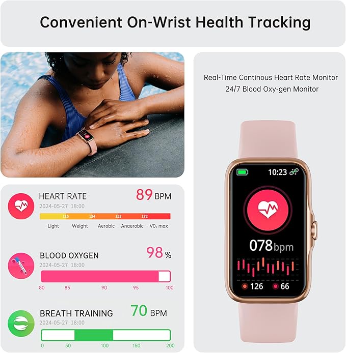 Sunorshop Health Fitness Tracker, Smart Watch - Image 2