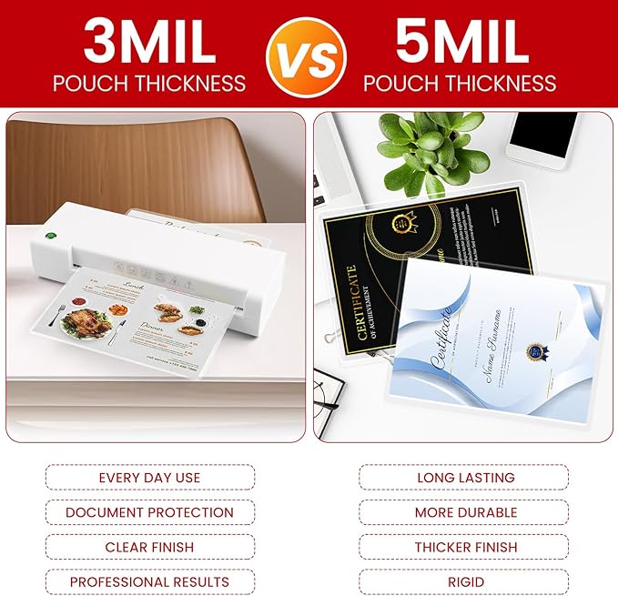 CAREGY 5 Mil Thermal Laminating Pouches - Image 4