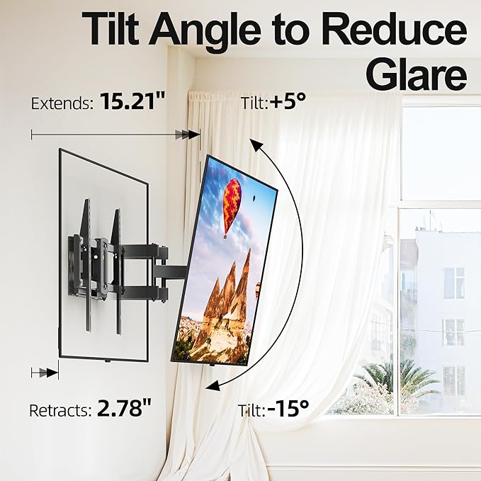 Full Motion Mount, USX MOUNT UL Listed TV Wall Mount - Image 3