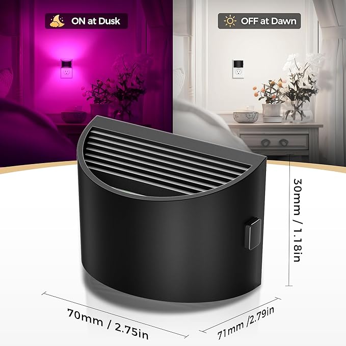 DORESshop LED Night Light, RGB Night Lights Plug into Wall, 3 Level Brightness - Image 6