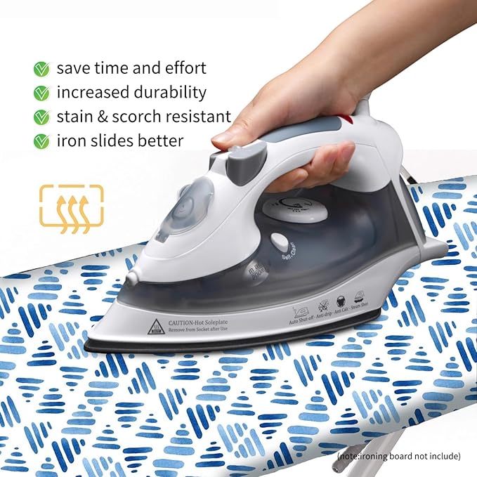 Bumkimue Ironing Board Cover and Pad, Standard Size 15x54 Inches, Heavy Duty - Image 3