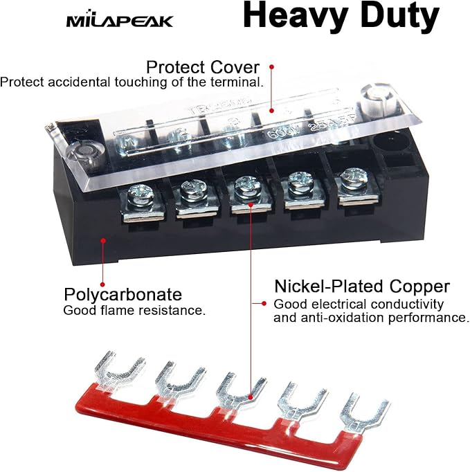 MILAPEAK Terminal Block and Strip - Image 3