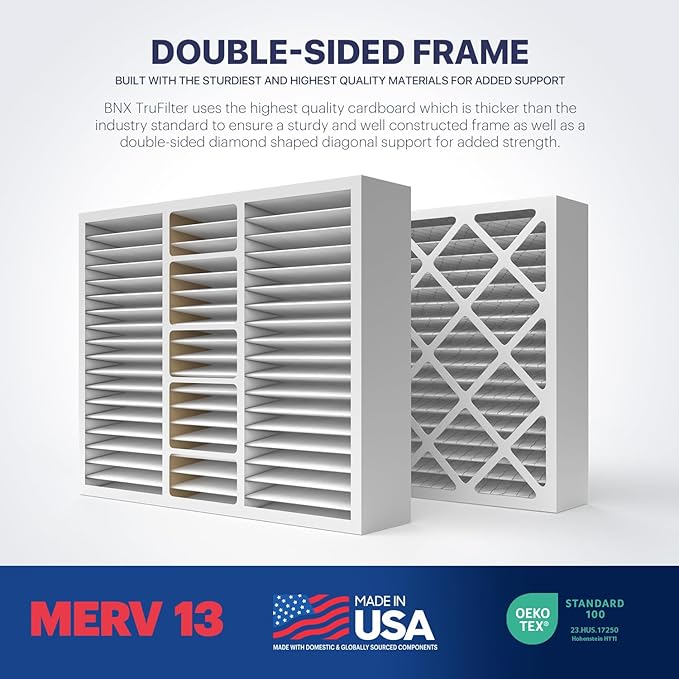 BNX TruFilter 20x20x5 MERV 13 Air Filter - Image 5