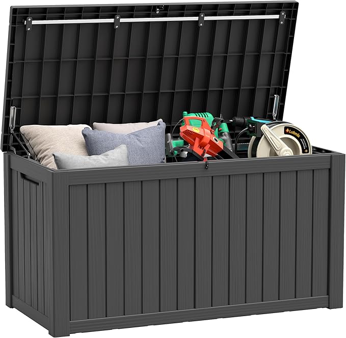 NUNU LAB 180 Gallon Outdoor Storage Box Waterproof, Outside Package Delivery by NUNULAB