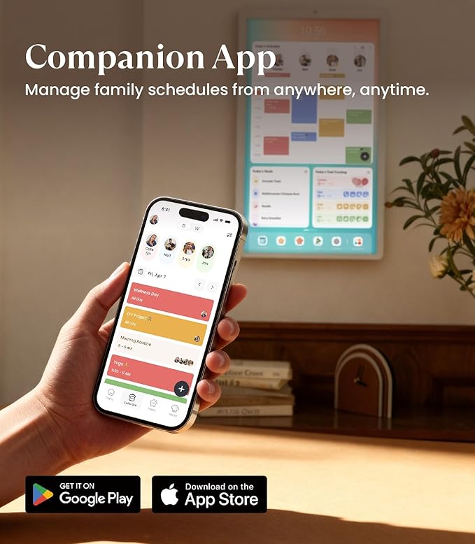 Cozyla Digital Calendar+ 2: 32’’ 4K Wall Planner Touch Screen Chore Chart - Image 8