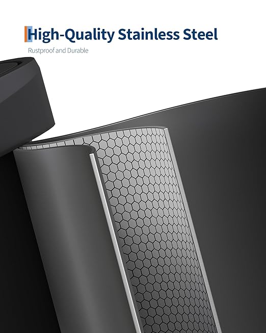 Garvee 16 gal / 60 L Metal Trash Can - Image 3