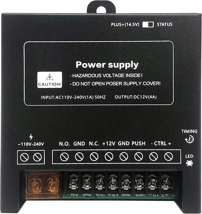 Waterproof Fingerprint Door Access Control System kit, Includes a 1200LB - Image 5