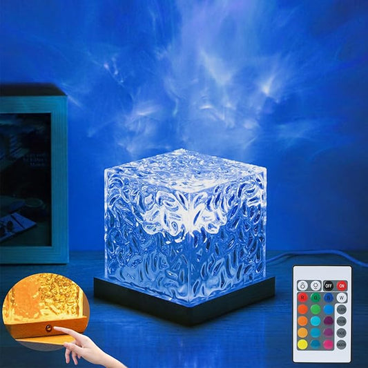 Aurora Ocean Wave Lights Projector Corded, 16 Colors Changing Light Touch by Unknown