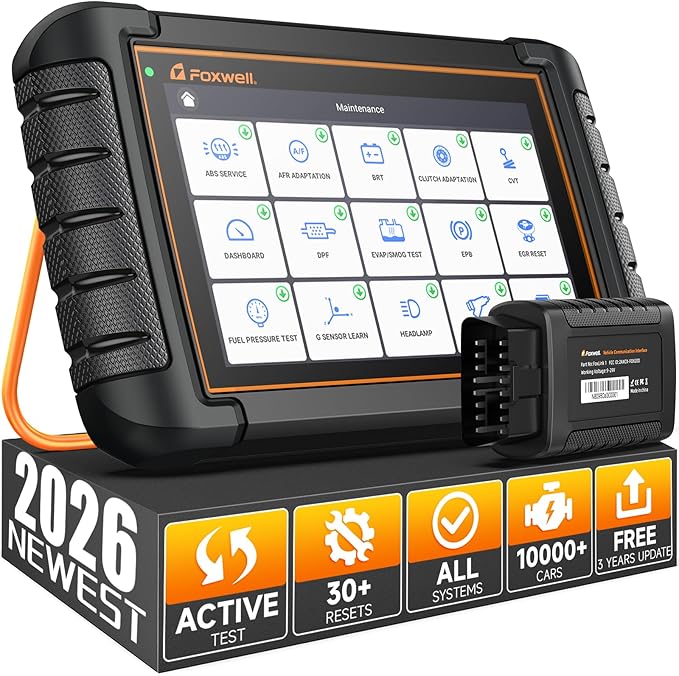 2026 FOXWELL Scanner NT809BT Wireless OBD2 Scanner Diagnostic Tool by FOXWELL