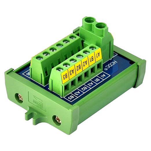 Screw Mount 30Amp 48V 2x6 Position Screw Terminal Block Distribution Module - Image 4