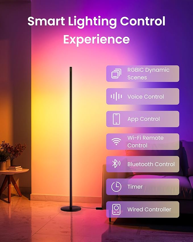 SwitchBot Smart Floor Lamp RGBICWW Voice/App Controlled Works - Image 5