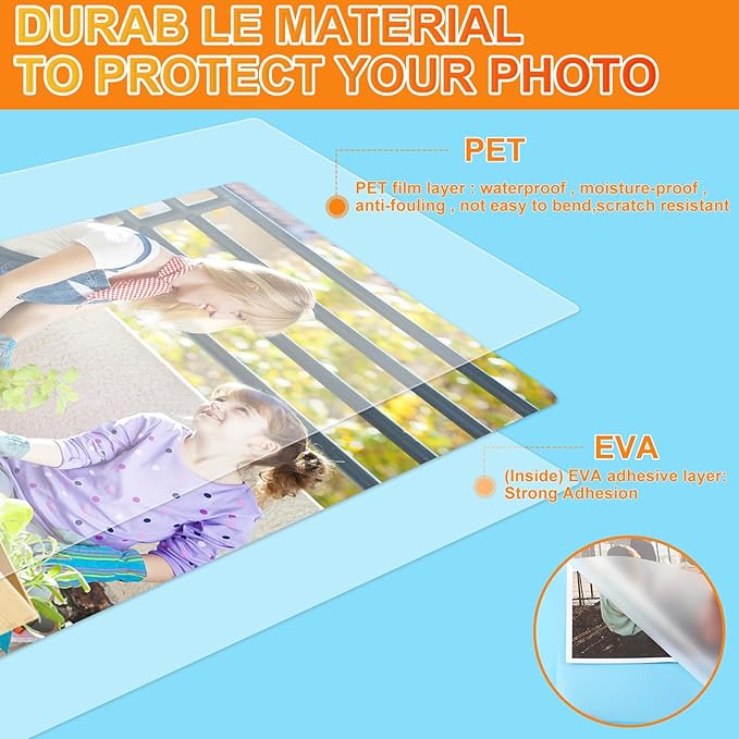 CAREGY 100 Pack Laminating Sheets, Hold 11 x 17 Inch Sheet, 3 Mil Clear Thermal - Image 3