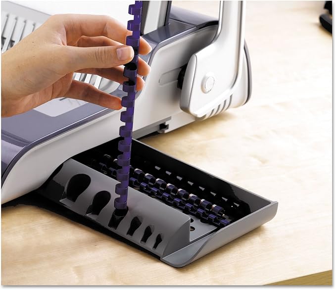 Fellowes 5216901 Quasar 500 Electric Comb Binding System, 16 7/8 x 15 3/8 x 5 - Image 5