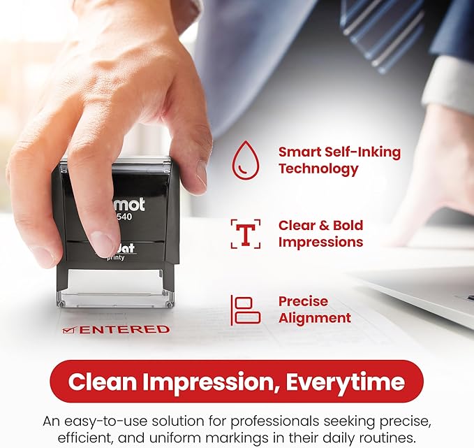 Promot Entered Self Inking Rubber Stamp - Image 3
