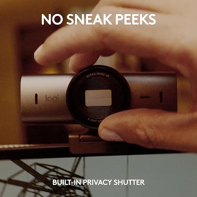 Logitech MX Brio Ultra HD 4K Collaboration, Streaming Webcam, 1080p at 60 FPS - Image 9