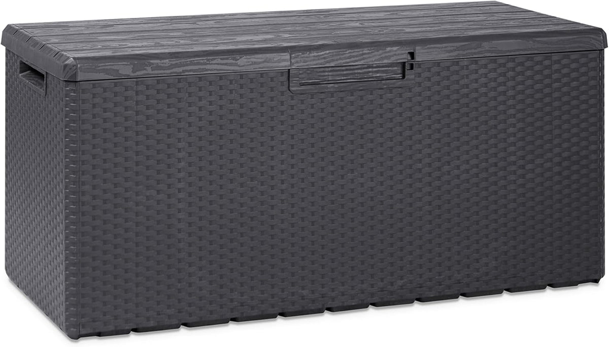 toomax deck box - lockable lid, gray, main product view