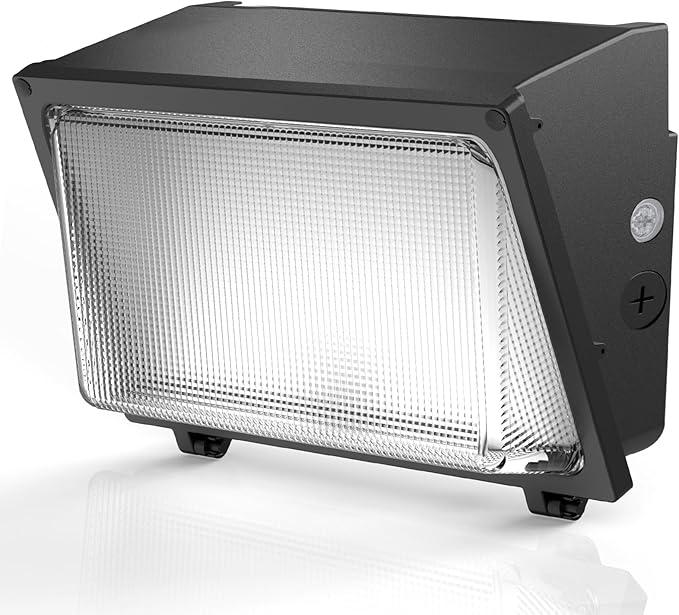 HYPERLITE LED Wall Pack 120W: 18000lm Glass Lens Dusk to Dawn Outdoor Lighting by HYPERLITE