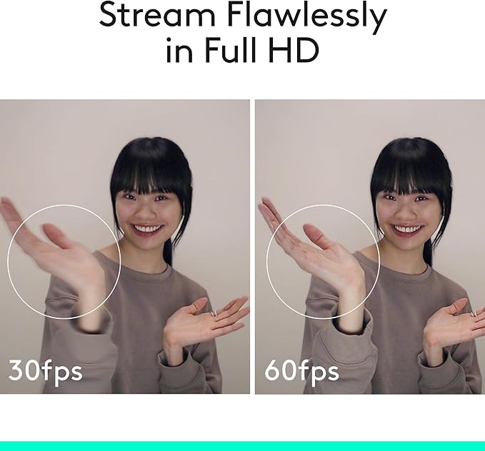 Logitech C922x HD Pro PC Webcam, Full HD 1080p/30fps or 720p/60fps Video - Image 3