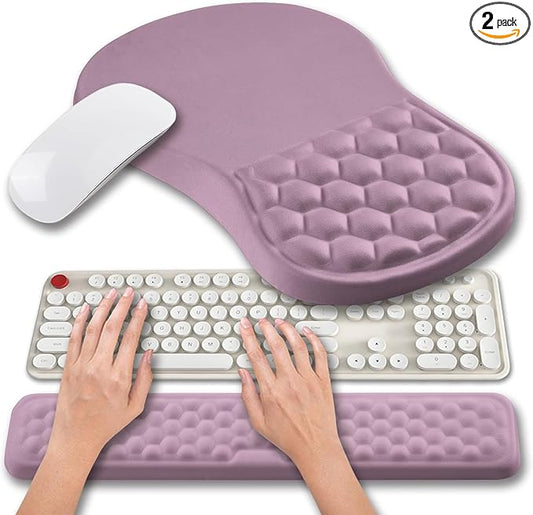 Hokafenle 2 in 1 Ergonomic Mouse Pad Wrist Support & Wrist Rest by Hokafenle