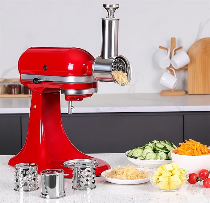 Stainless Steel Slicer Shredder Attachment - Image 9