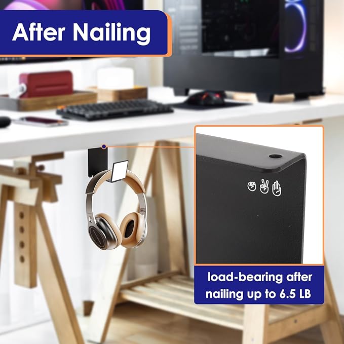 VKheroKV HC128 Headphone Holder Hanger - Image 3
