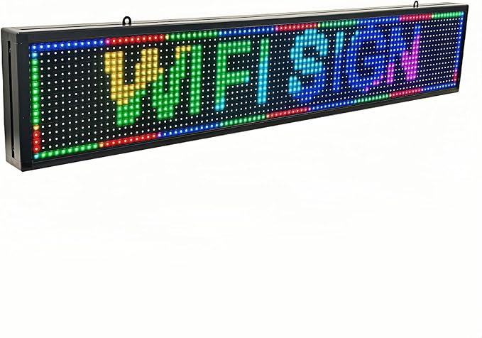 P10 Srolling LED Sign Programmable Outdoor IP65 Waterproof Led Signs, WiFi by YiAegisyn