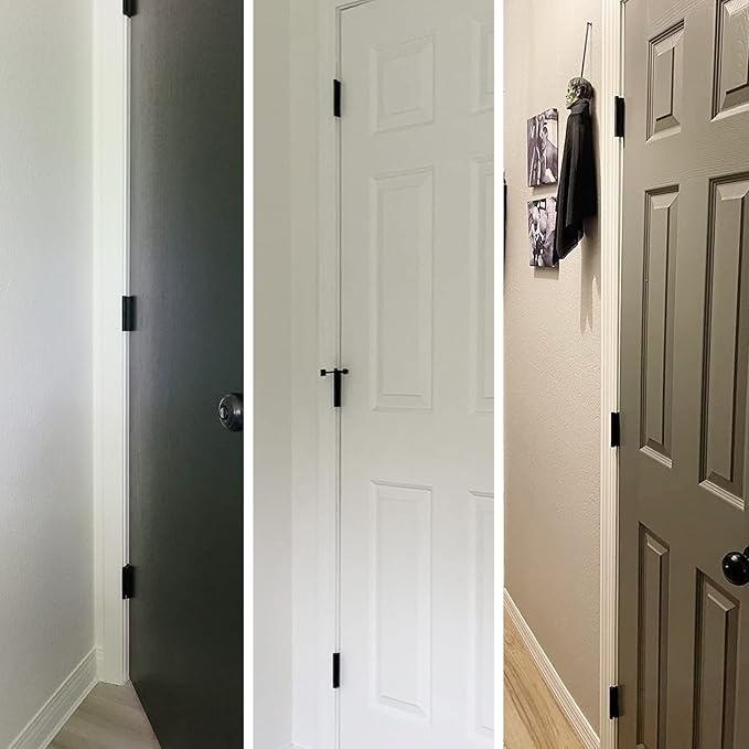 48 Pack Rounded Matte Black Door Hinges 3.5 Inch 5/8" Radius - Image 7