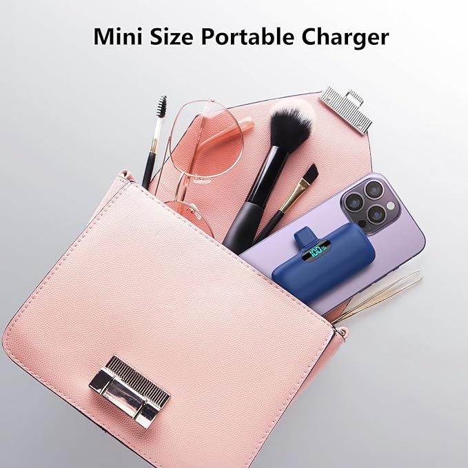 Mini Portable Charger USB C Power Bank, Upgraded 5000mAh PD Fast Charging - Image 4
