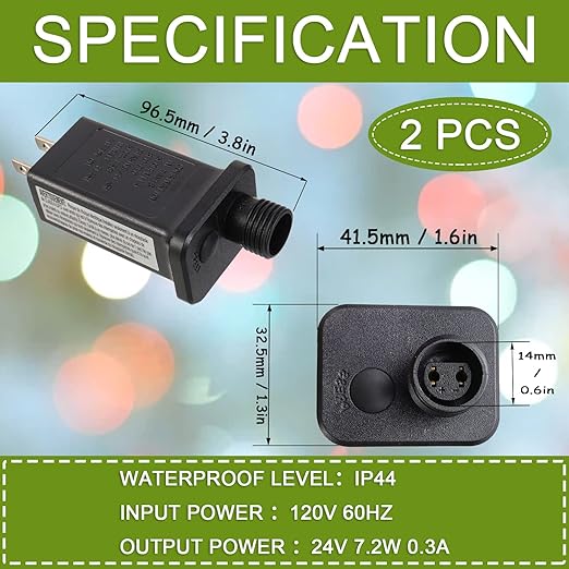 SIGANDG 24V 7.2W LED Transformer Replacement Class 2 Power LED Controller - Image 3