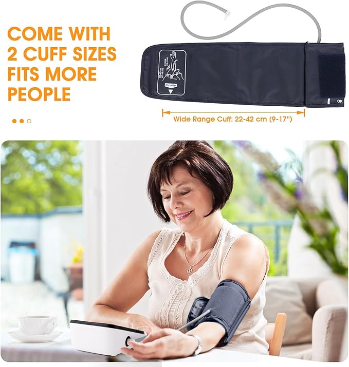 Blood Pressure Machine, Automatic Upper Arm Blood Pressure Monitor - Image 6