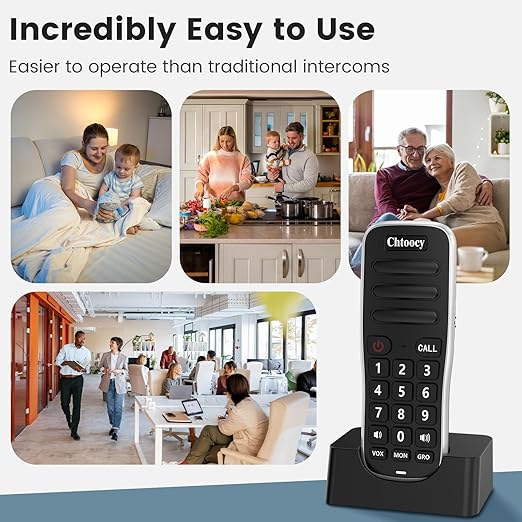 Intercoms Wireless for Home, 1 Mile Long Range for House Business Office - Image 7