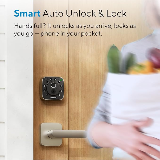 ULTRALOQ Bolt Fingerprint WiFi Smart Lock, Works - Image 6