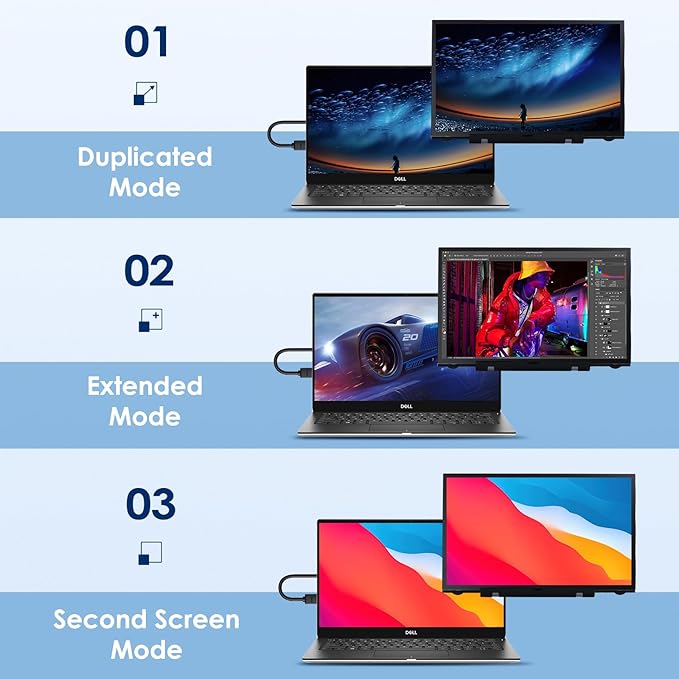 HMTECH 7'' Raspberry Pi Screen, 800x480 HDMI Small Monitor - Image 4