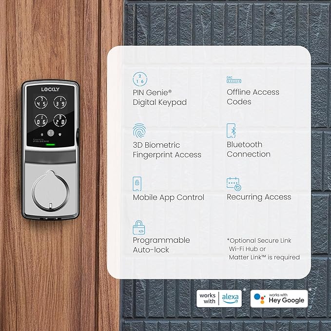 Lockly Secure Plus, Keyless Entry Door Lock, Smart Locks - Image 10