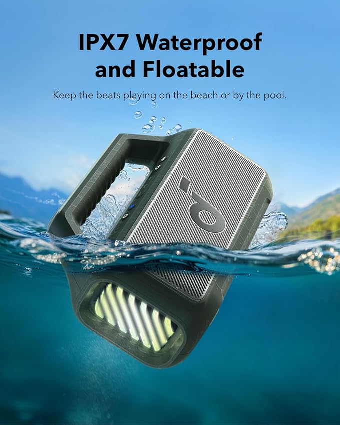 Soundcore Boom 2 by Anker, Outdoor Speaker, BassUp 2.0, 24H Playtime, IPX7 - Image 5