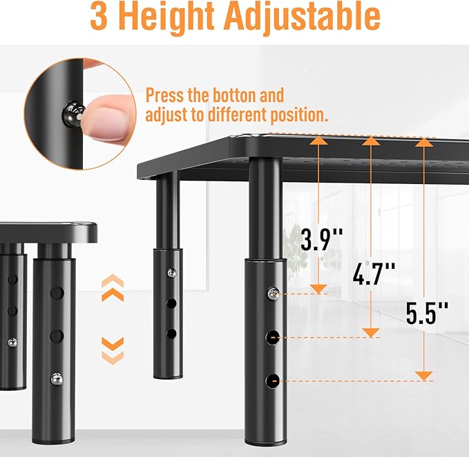 ELIVED 2 Pack Monitor Stand Riser - Image 3