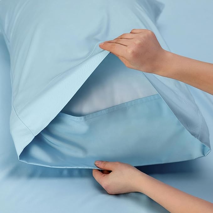 Bedsure Full Size Bed Sheets, Cooling Sheets, Rayon Derived from Bamboo - Image 6