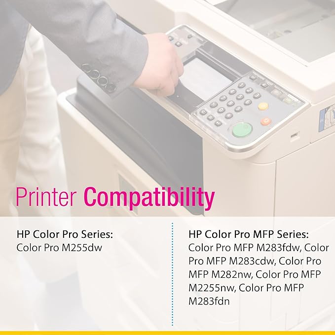 CS Replacement Compatible with HP Color Pro MFP M283fdw Toner Cartridge W2111A - Image 5