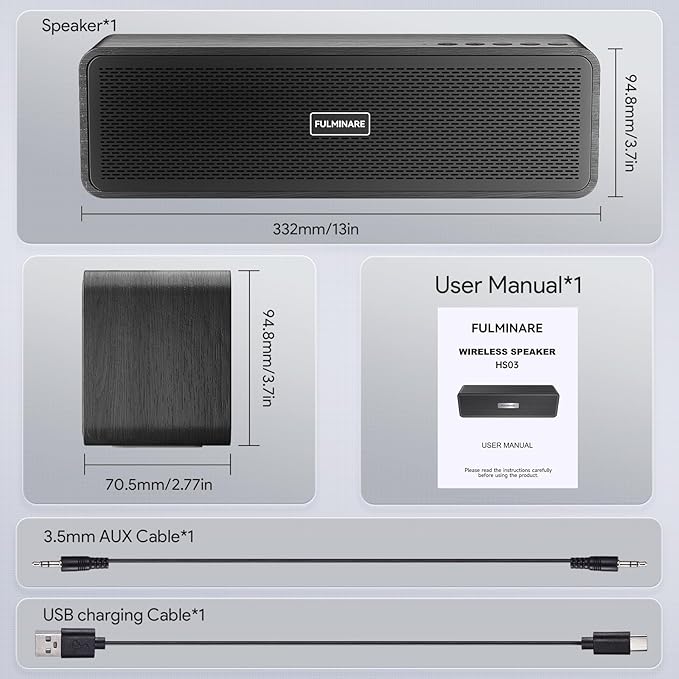 FULMINARE Portable Bluetooth Speaker - Image 7