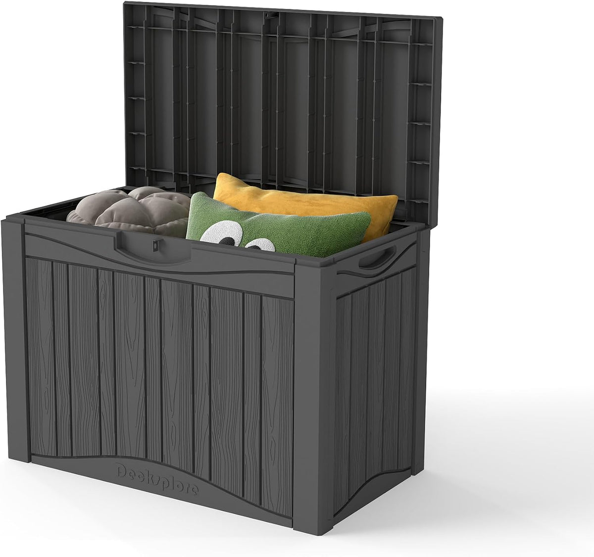 outdoor storage box small, lockable 45 gallon deck, main product view