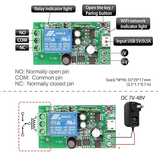 DieseRC 4x1 Channel WiFi Smart Switch - Image 6