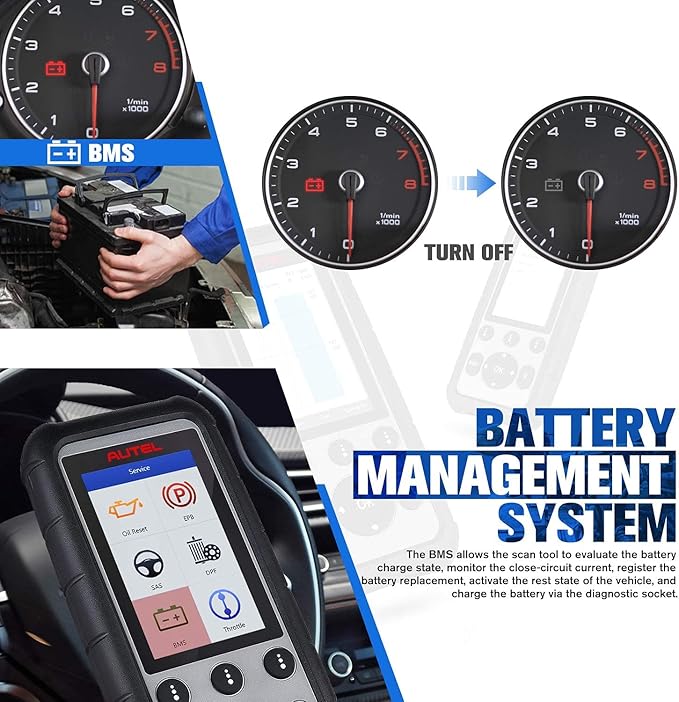 Autel MaxiDiag MD806 OBD2 Scanner, ABS SRS Engine Transmission 4 Systems - Image 7