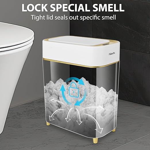 Pukomc 2.3 Gallon / 9L Automatic Adsorption Sensor Trash Can, Slim Fashionable - Image 6