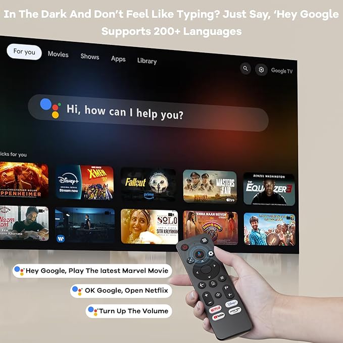 Projector-4K Built-in Google TV|2000 ANSI|Auto Lens Cap&4D Keystone|Auto - Image 3