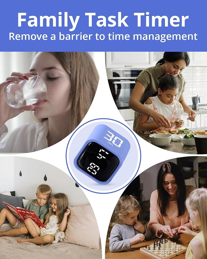 Productivity Timer Flip Gravity Sensor Cube Timer Countdown & Countup, Mute & - Image 7