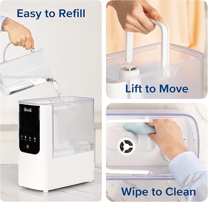 LEVOIT Humidifiers for Bedroom Home, Smart Warm and Cool Mist Air Humidifier - Image 7