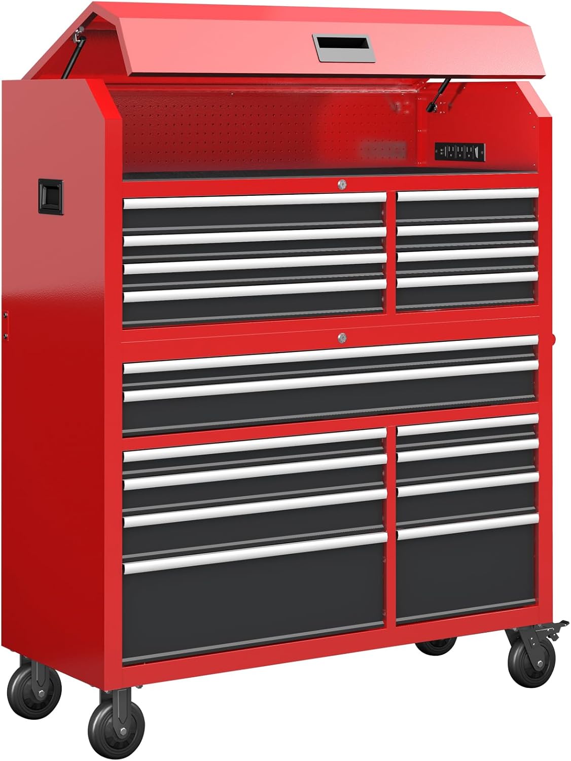 larbanke 60'' rolling tool chest combo, 18-drawer heavy, main product view