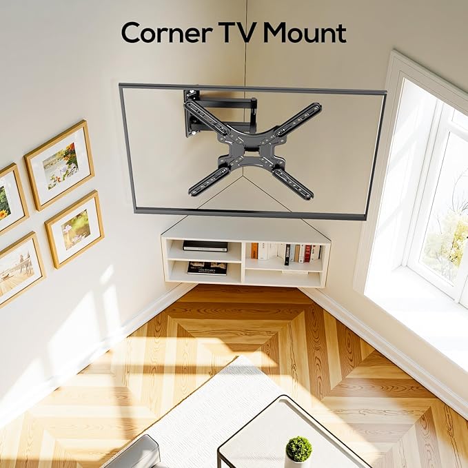 IWORKBOARD 43 50 55 inch Full Motion Corner TV Wall Mount - Image 7