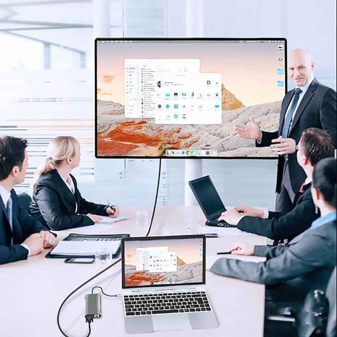 USB C Laptop Docking Station 11 in 1 Type-C Hub - Image 3