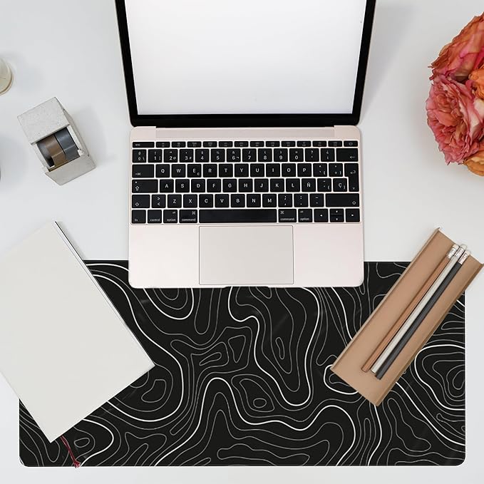 Eflxamz Desk Mat, Topographic Contour Large Gaming Mouse Pad - Image 7